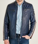 Blue Formula Men’s Leather Jacket (2)