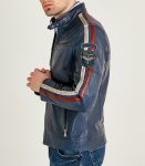 Blue Formula Men’s Leather Jacket (2)