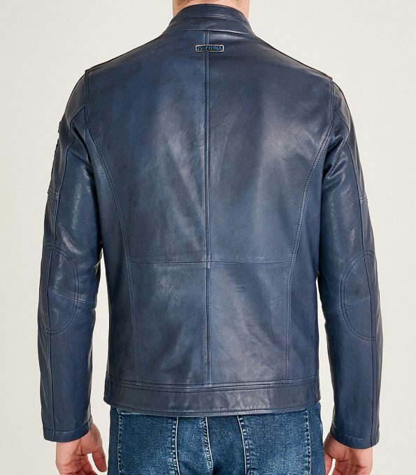 Blue Formula Men’s Leather Jacket (4)